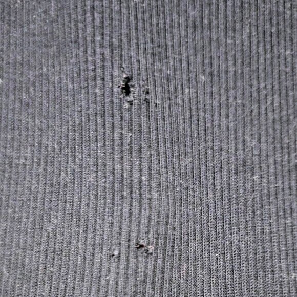 Black Ribbed Mock Turtleneck – Classic & Stylish! - Picture 4 of 7